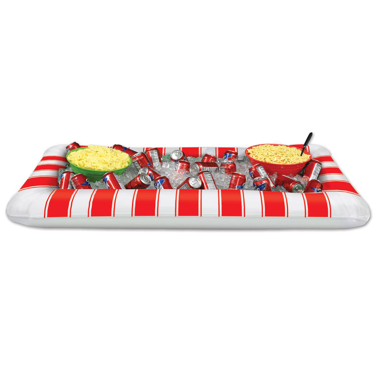 Beistle Inflatable Red&White Stripes Party Buffet Clr