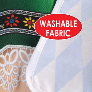Bulk Fraulein Fabric Novelty Apron (Case of 6) by Beistle