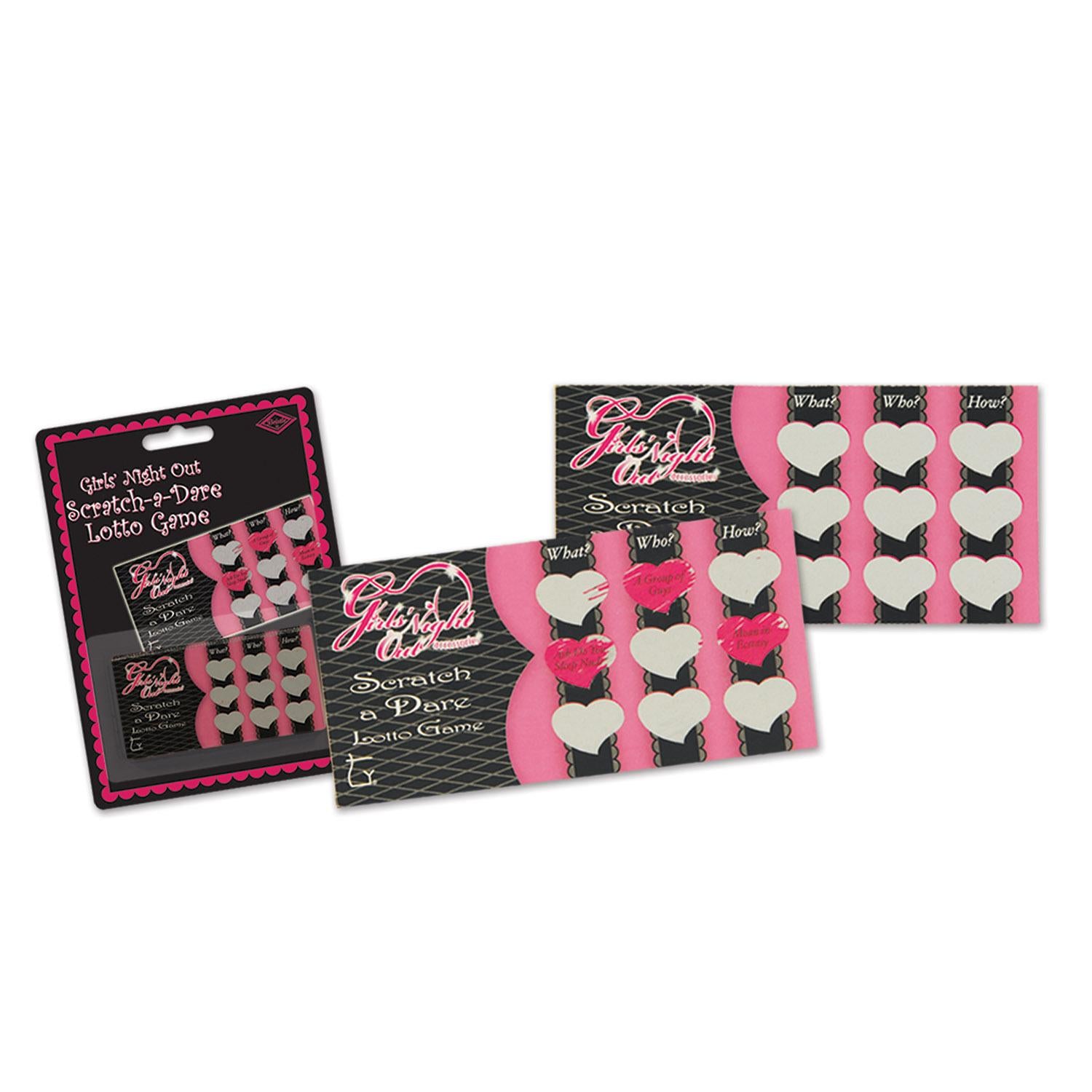 Bachelorette Party Girls' Night Out Scratch-A-Dare Game (144/Case)