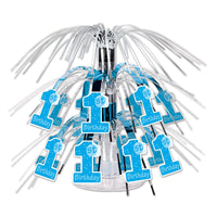 1st Birthday Party Mini Cascade Centerpiece - Light blue