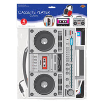 Bulk Cassette Player Cutouts (Case of 48) by Beistle