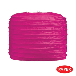 Square Paper Lanterns Cerise, party supplies, decorations, The Beistle Company, General Occasion, Bulk, General Party Decorations, Paper Lanterns