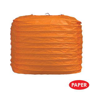 Square Paper Lanterns Orange, party supplies, decorations, The Beistle Company, General Occasion, Bulk, General Party Decorations, Paper Lanterns