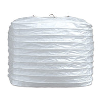 Beistle White Party Square Paper Lanterns (2/Pkg)