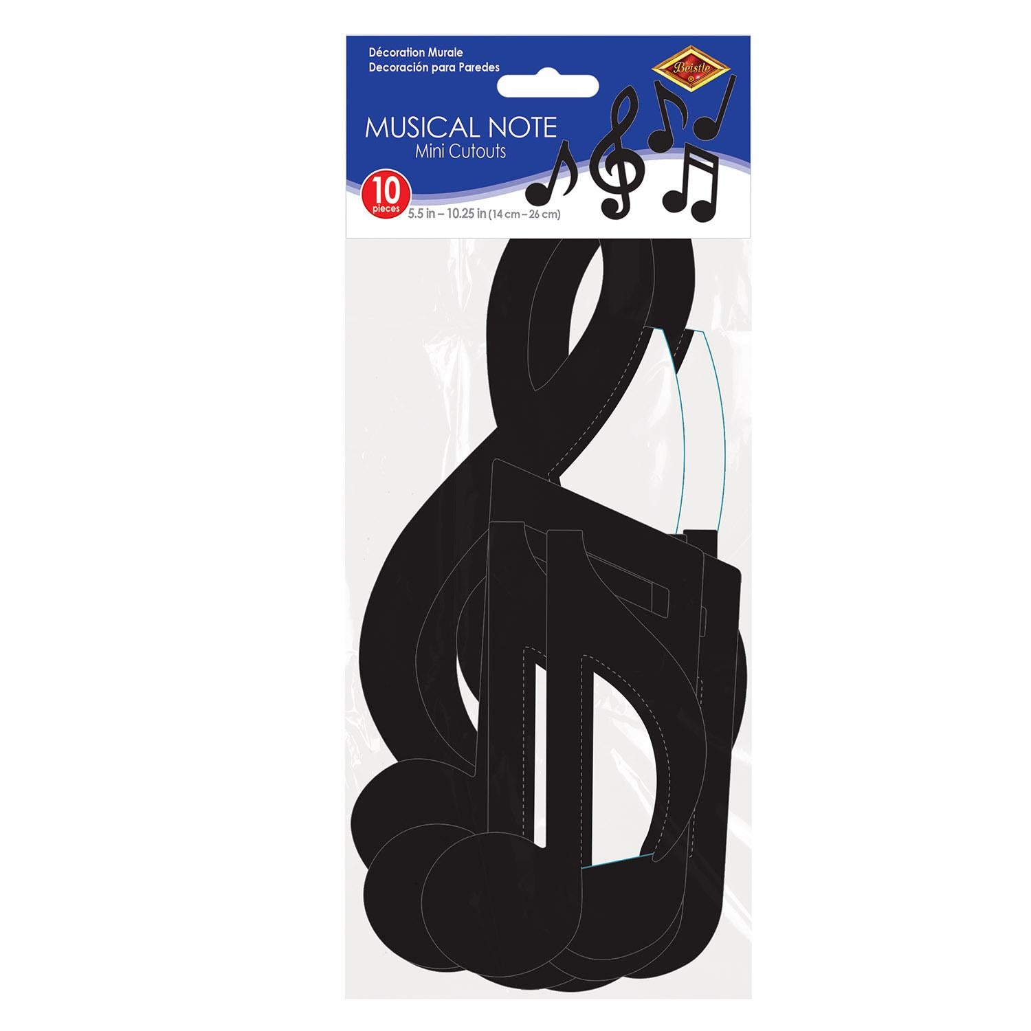 Home › All Products › Mini Musical Notes Party Silhouettes (10 per Package)