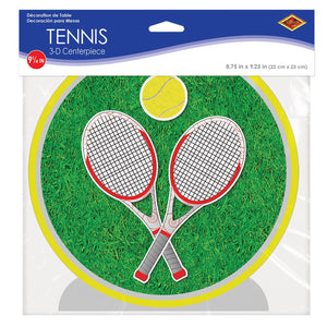 Bulk 3-D Tennis Centerpiece (Case of 12) by Beistle