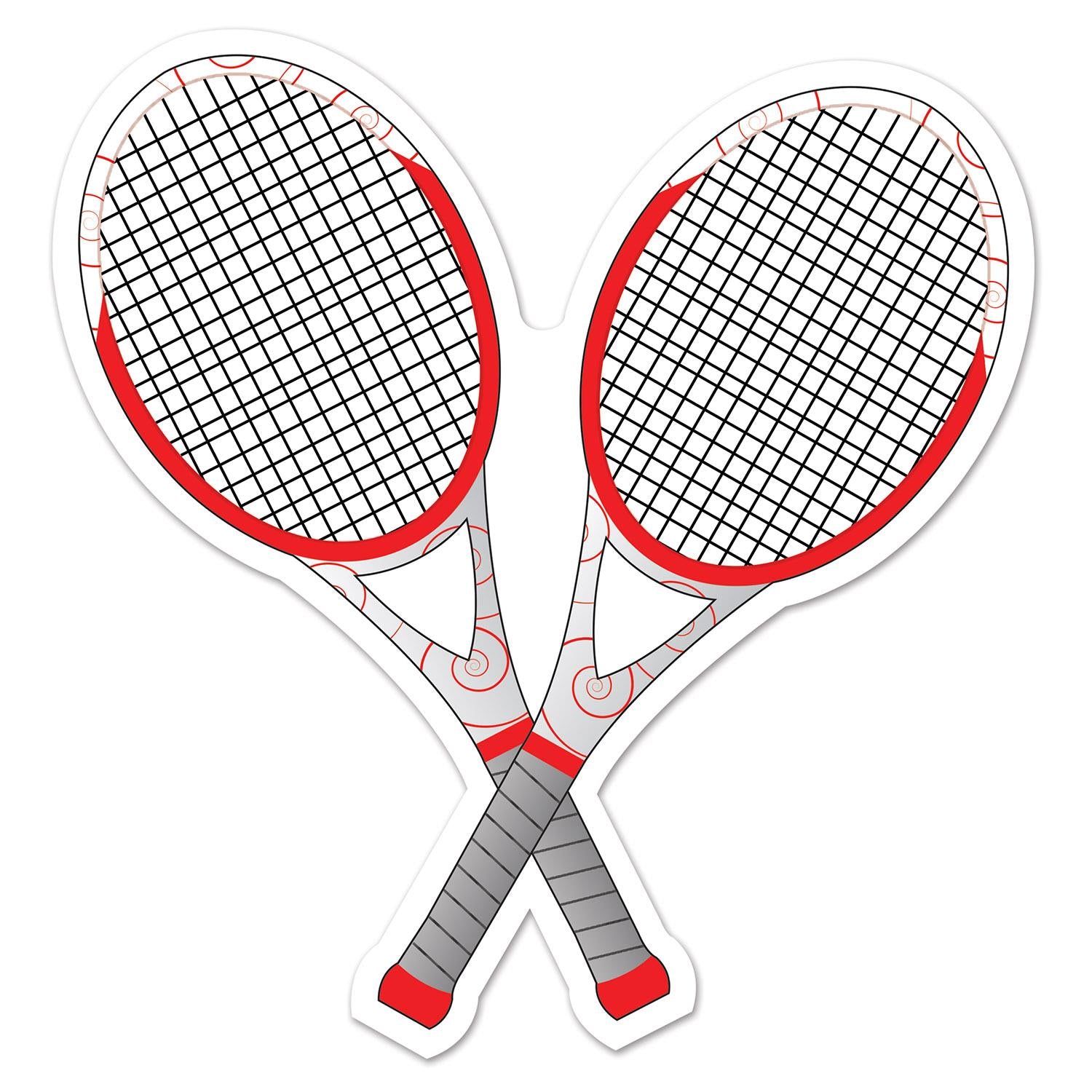 Beistle Tennis Racquets Party Cutout