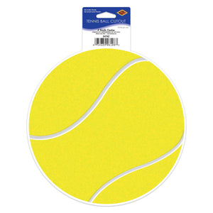 Tennis Ball Cutout, party supplies, decorations, The Beistle Company, Tennis, Bulk, Sports Party Supplies, Tennis Party Supplies