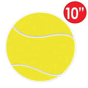 Tennis Ball Cutout, party supplies, decorations, The Beistle Company, Tennis, Bulk, Sports Party Supplies, Tennis Party Supplies