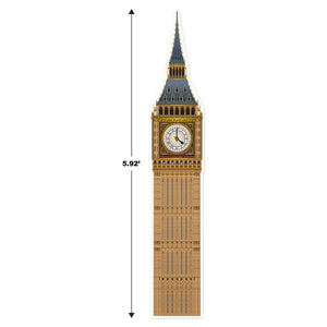 Jointed Big Ben, party supplies, decorations, The Beistle Company, British, Bulk, Other Party Themes, Olympic Spirit - International Party Themes, British Themed Decorations 