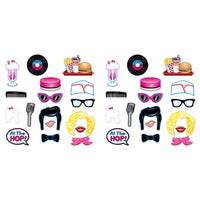 50's Photo Fun Signs, party supplies, decorations, The Beistle Company, 50's/Rock & Roll, Bulk, Other Party Themes, Retro Themed Party Supplies