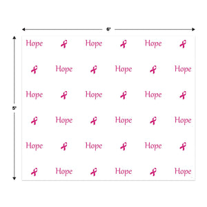 Hope Insta-Mural, party supplies, decorations, The Beistle Company, Pink Ribbon, Bulk, Pink Ribbon Theme