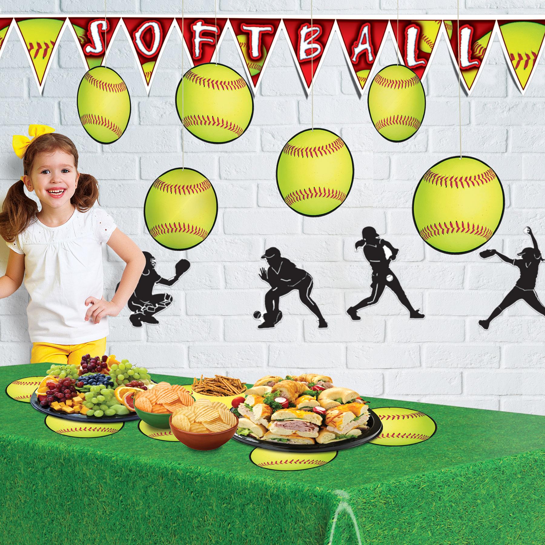 Beistle Softball Party Cutout