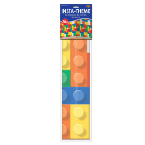 Building Blocks Party Backdrop (1/Package)