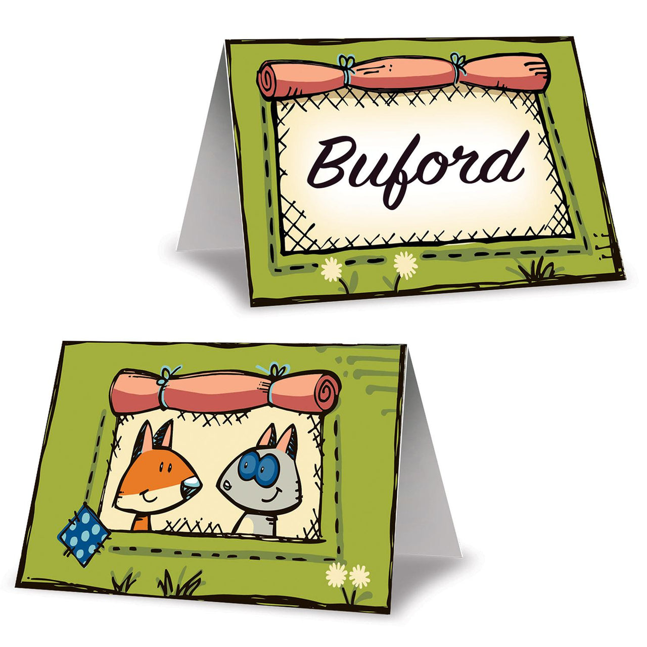 Beistle Woodland Friends Party Place Cards (8/Pkg)