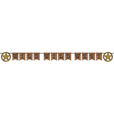 Beistle Wild Wild West Party Streamer