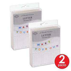Bulk Letter Streamer Kit (Case of 12) by Beistle