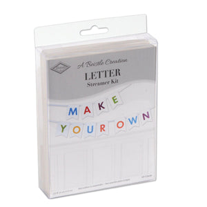 Bulk Letter Streamer Kit (Case of 12) by Beistle