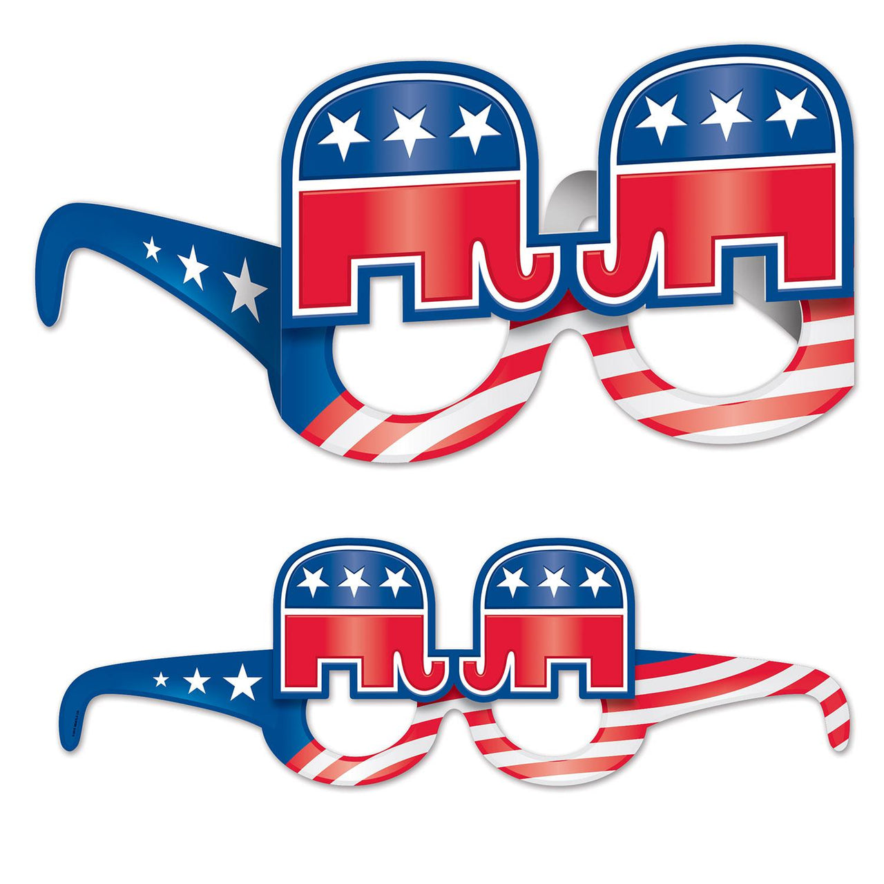 Beistle Republican Eyeglasses (4/Pkg)