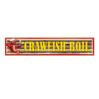 Beistle Mardi Gras Crawfish Boil Banner