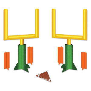 Beistle 3-D Football Goal Post Party Centerpieces (2/Pkg)