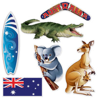 Beistle Australian Party Cutouts (6/Pkg)