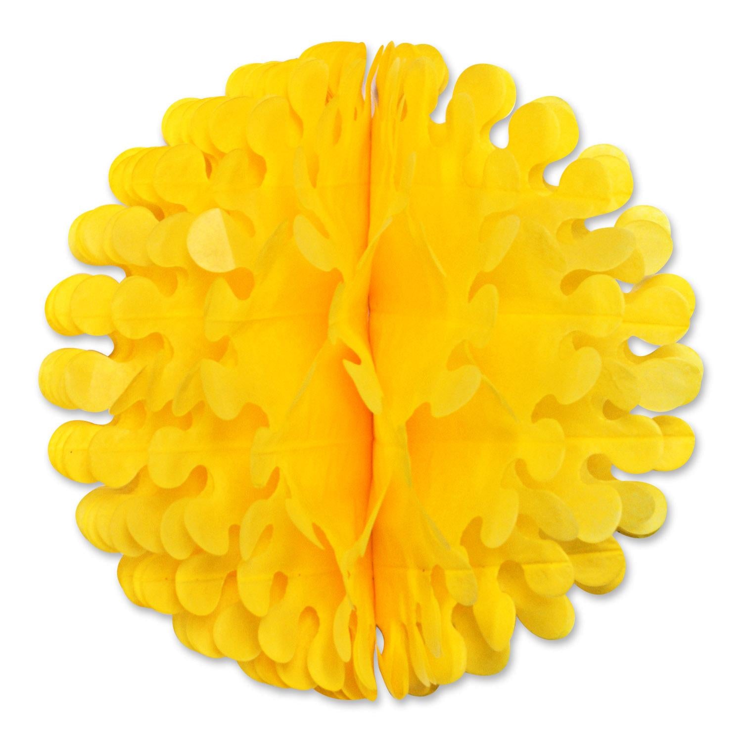 Beistle Tissue Flutter Party Ball - canary
