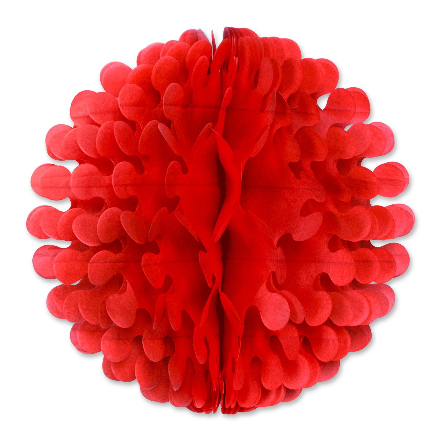 Beistle Tissue Flutter Party Ball - red