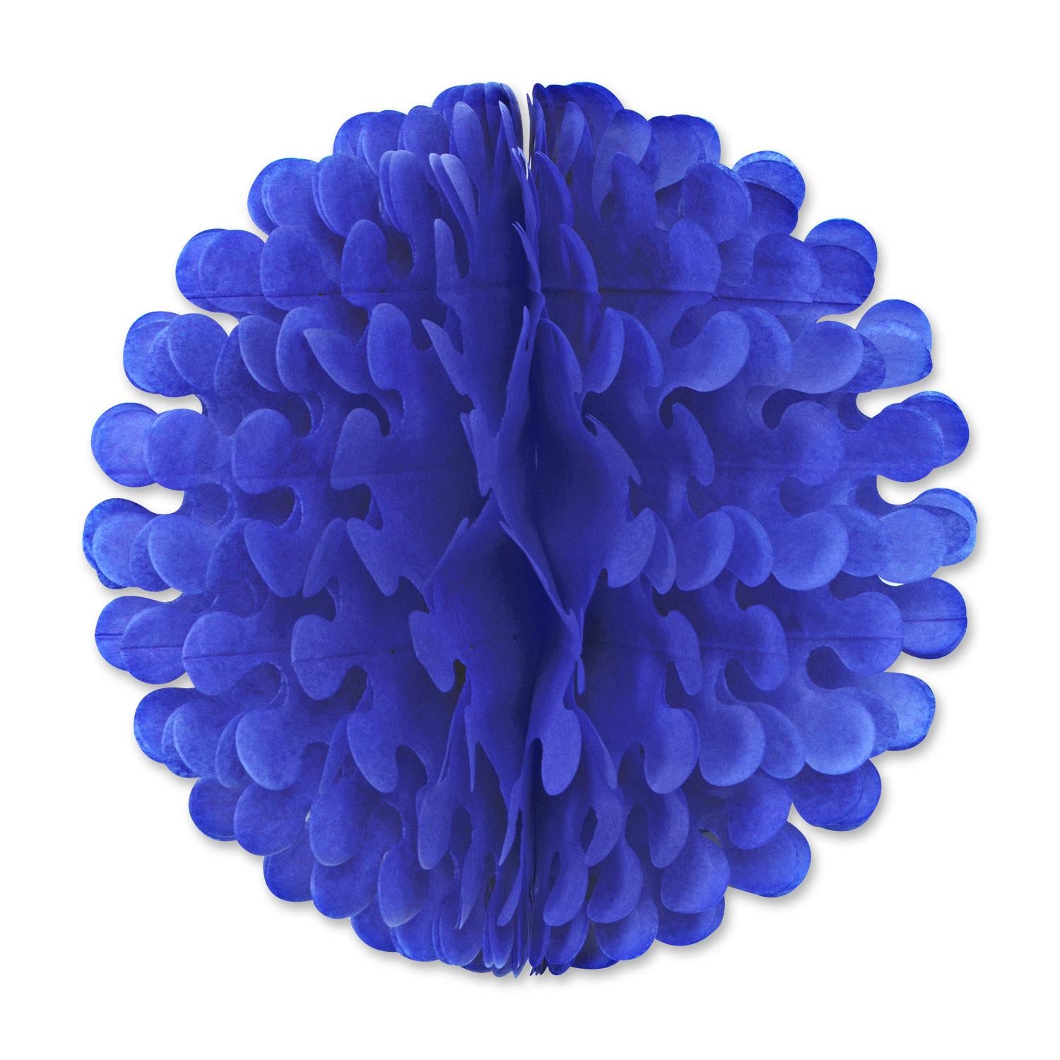 Beistle Tissue Party Flutter Ball - medium blue