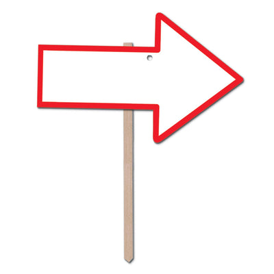 Beistle Blank Arrow Party Yard Sign