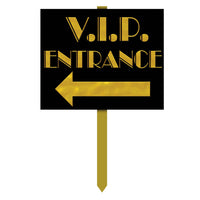 Beistle V.I.P. Entrance Party Yard Sign
