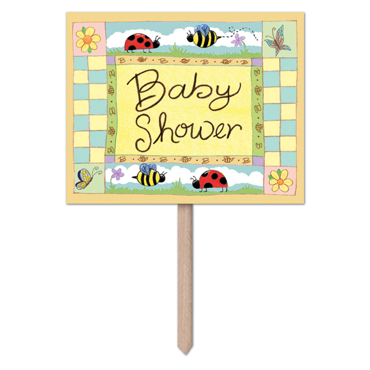 Beistle B Is For Baby Yard Sign