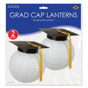 Grad Cap Paper Lanterns, party supplies, decorations, The Beistle Company, Graduation, Bulk, Graduation Party Supplies, Graduation Party Decorations, Miscellaneous Graduation Decorations
