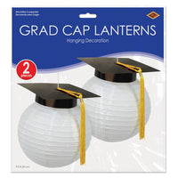 Grad Cap Paper Lanterns, party supplies, decorations, The Beistle Company, Graduation, Bulk, Graduation Party Supplies, Graduation Party Decorations, Miscellaneous Graduation Decorations