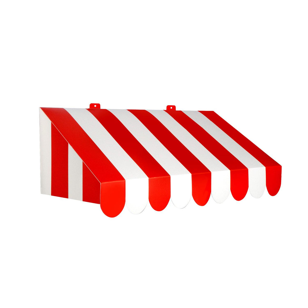 Beistle 3-D Red & White Awning Party Wall Decoration