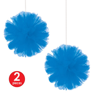 Tulle Balls Blue, party supplies, decorations, The Beistle Company, General Occasion, Bulk, General Party Decorations, Tulle Balls 