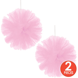 Tulle Balls Pink, party supplies, decorations, The Beistle Company, General Occasion, Bulk, General Party Decorations, Tulle Balls 