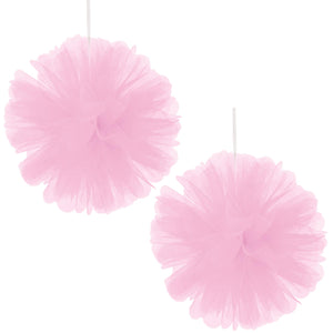 Tulle Balls Pink, party supplies, decorations, The Beistle Company, General Occasion, Bulk, General Party Decorations, Tulle Balls 