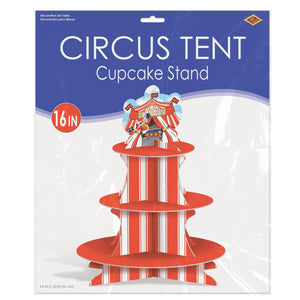 Circus Tent Cupcake Stand, party supplies, decorations, The Beistle Company, Circus, Bulk, Other Party Themes, Circus Party Theme 