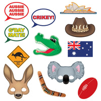 Beistle Australian Party Photo Fun Signs (12/Pkg)