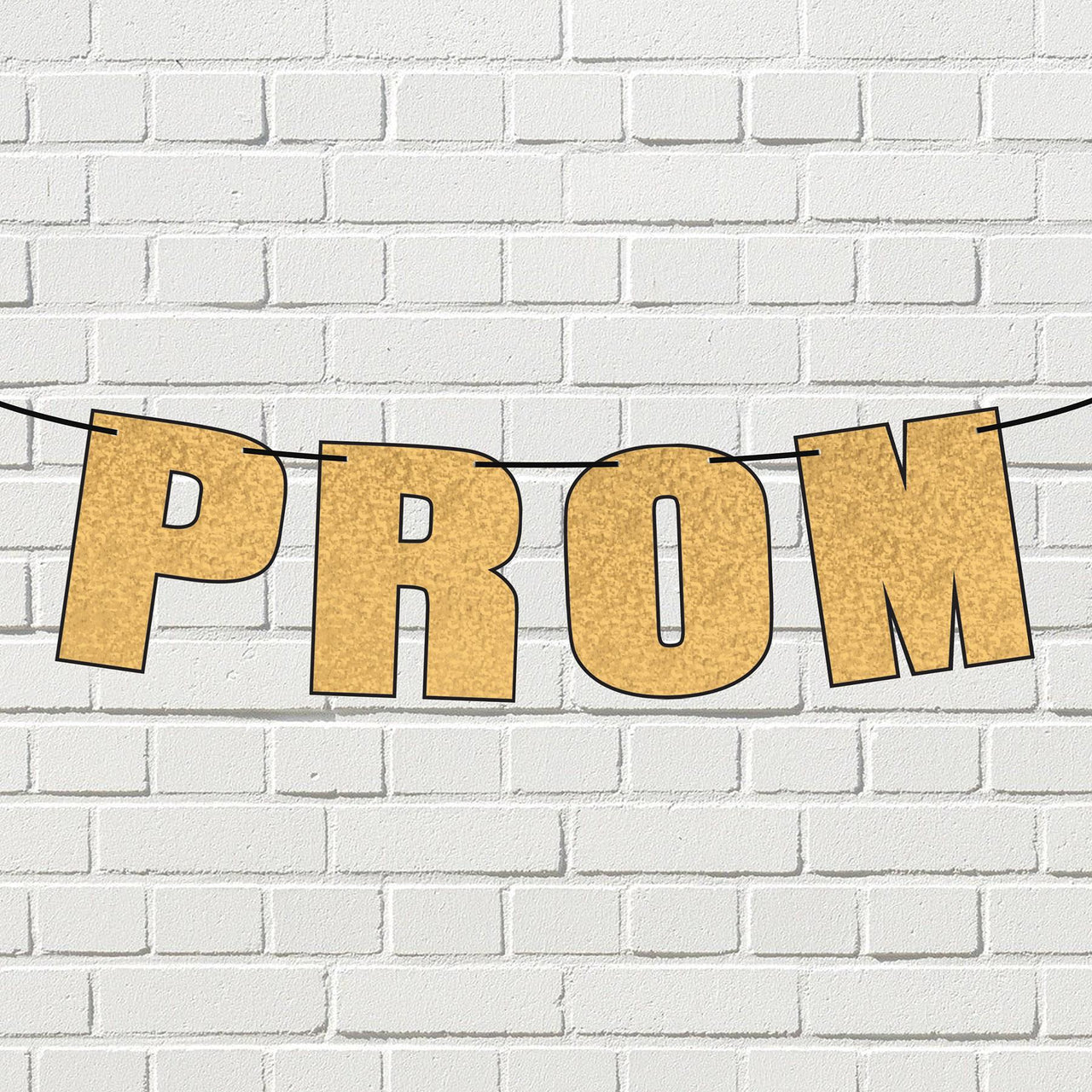 Prom Streamers Prom Party Streamer Gold 14.25