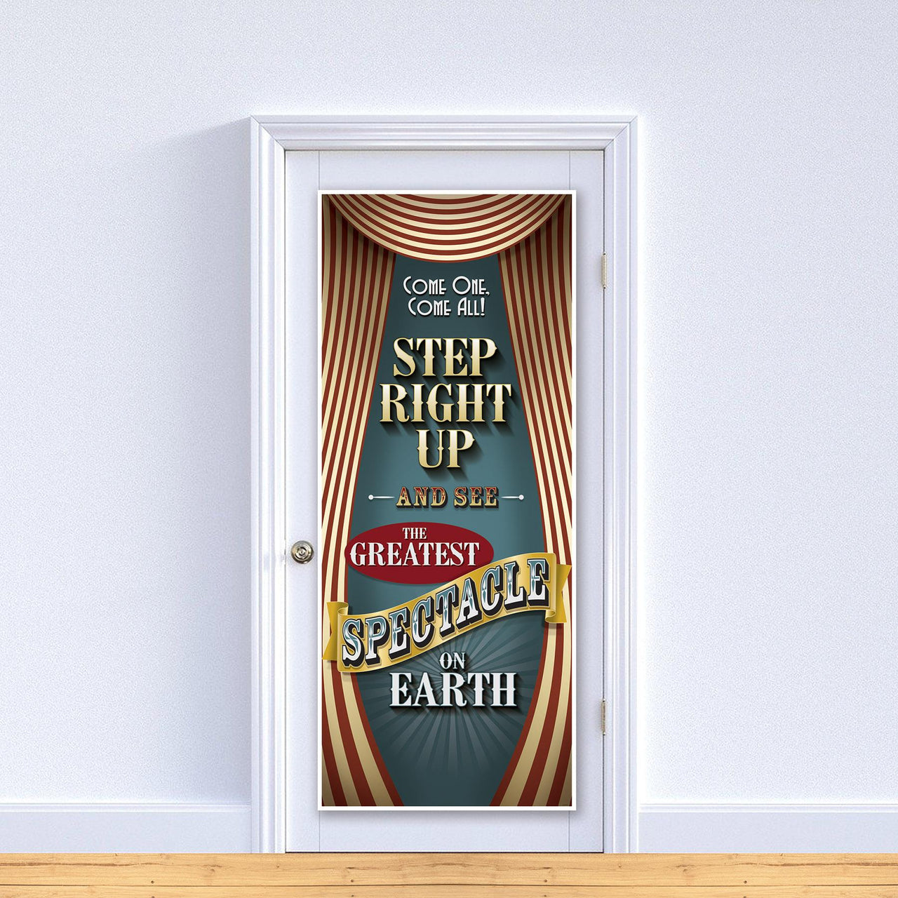 Bulk Vintage Circus Door Cover (Case of 12) by Beistle