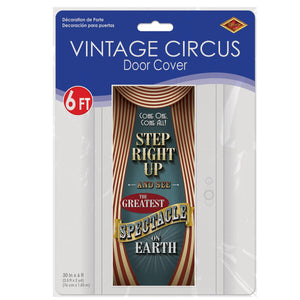 Bulk Vintage Circus Door Cover (Case of 12) by Beistle