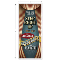 Bulk Vintage Circus Door Cover (Case of 12) by Beistle
