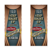 Bulk Vintage Circus Door Cover (Case of 12) by Beistle