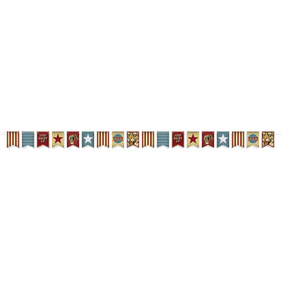 Beistle Vintage Circus Party Streamer