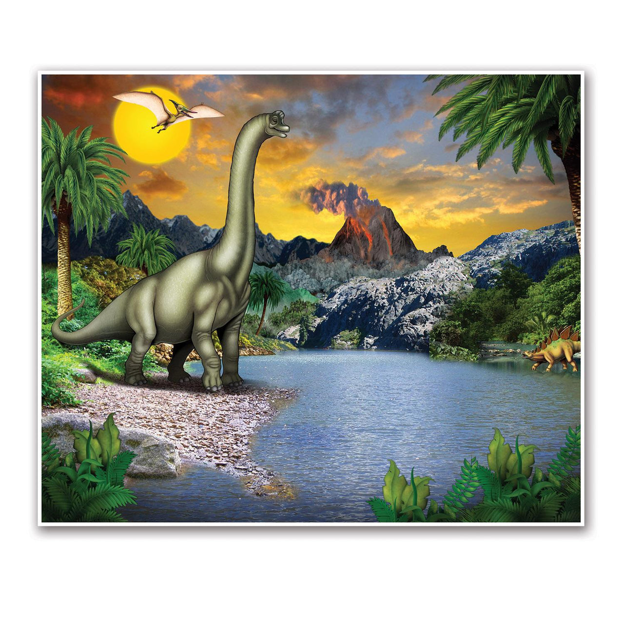 Beistle Dinosaur Party Insta-Mural Decoration