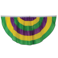 4 ft. Beistle Mardi Gras Fabric Bunting