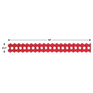 Party Decorations - Arcade Garland - red