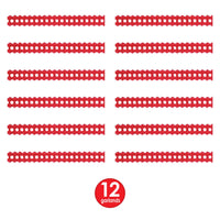 Party Decorations - Arcade Garland - red